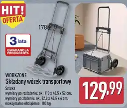ALDI WORKZONE Składany wózek transportowy oferta