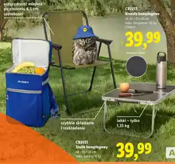 Lidl CRIVIT Krzesło kempingowe oferta