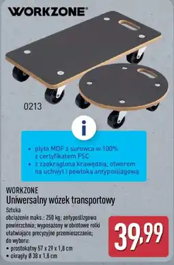 ALDI WORKZONE Uniwersalny wózek transportowy oferta