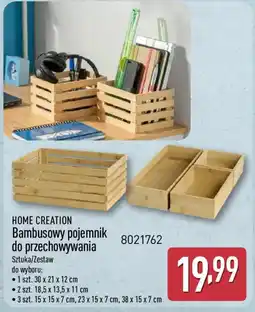 ALDI HOME CREATION Bambusowy pojemnik do przechowywania oferta