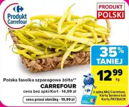 Carrefour Polska fasolka szparagowa żółta carrefour oferta