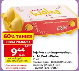 Auchan Jaja kur z wolnego wybiegu, kl. M, Kurka Wolna oferta