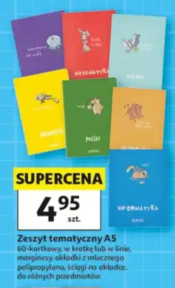 Auchan Zeszyt tematyczny A5 oferta