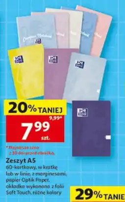 Auchan Zeszyt A5 oferta
