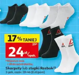 Auchan Skarpety lub stopki Reebok oferta
