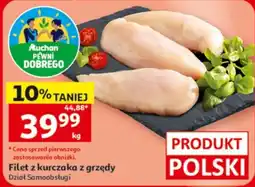 Auchan Filet z kurczaka z grzydy oferta