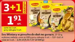 Auchan Sos Winiary w proszku do dań na gorąco oferta