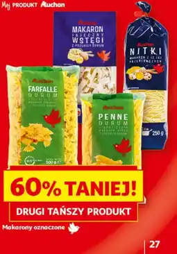 Auchan Wybrane makarony oferta