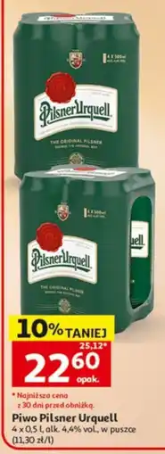 Auchan Piwo Pilsner Urquell oferta