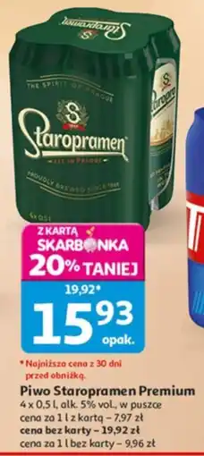 Auchan Piwo Staropramen Premium oferta