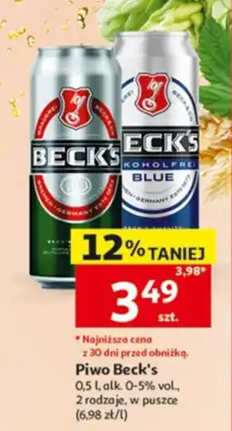 Auchan Piwo Beck's oferta