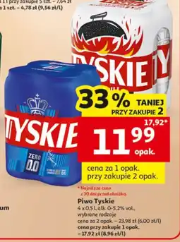 Auchan Piwo Tyskie oferta