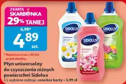 Auchan Płyn uniwersalny do czyszczenia różnych powierzchni Sidolux oferta