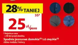 Auchan Spodnie jeansowe oferta