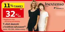 Auchan Inextenso T-shirt damski z krótkim rękawem oferta