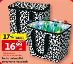 Auchan Torba na butelki zamykana na zamek oferta