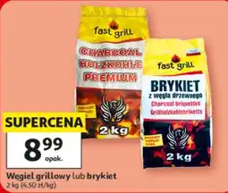 Auchan Węgiel grillowy lub brykiet oferta