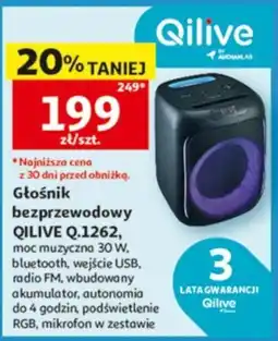 Auchan Głośnik bezprzewodowy QILIVE Q.1262 oferta