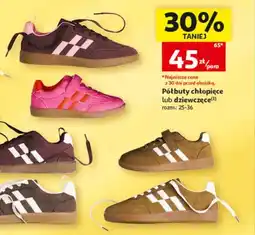 Auchan Półbuty chłopięce lub dziewczęce oferta
