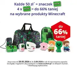 Auchan Wybrane produkty minecraft oferta