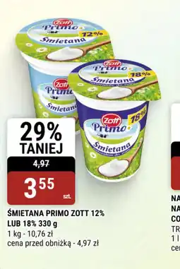 bi1 Śmietana Primo Zott oferta