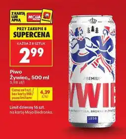 Biedronka piwo Żywiec 500 ml oferta
