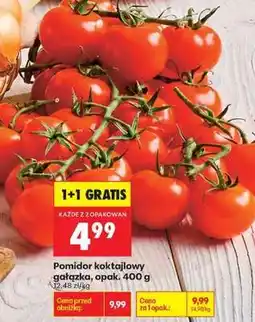 Biedronka Pomidor koktajlowy gałązka opak 400 g oferta