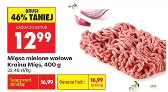 Biedronka Mięso mielone wołowe Kraina Mięs , 400 g oferta