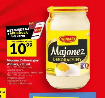 Twój Market Majonez Dekoracyjny Winiary oferta
