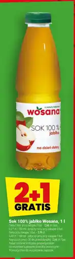 Twój Market Sok 100% jabłko Wosana oferta