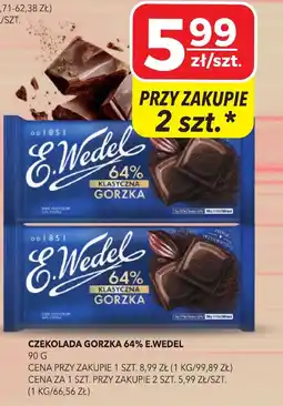 Top Market Czekolada Gorzka 64% E.Wedel oferta