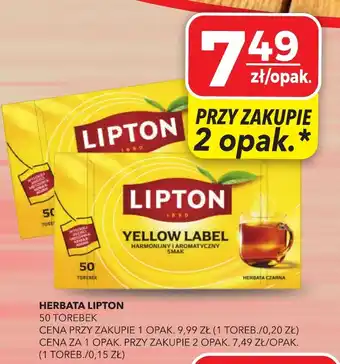 Top Market Herbata Lipton Yellow Label oferta