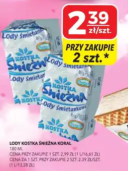 Top Market Lody Kostka Śnieżna Koral oferta