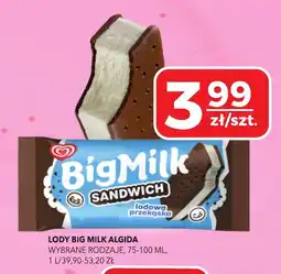 Top Market Lody Big Milk Algida oferta