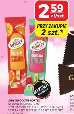 Top Market Lody Owocowe Hortex oferta