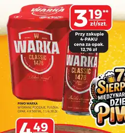 Top Market Piwo Warka oferta