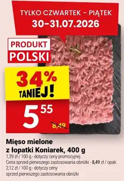Twój Market Mięso mielone z łopatki Koniarek oferta