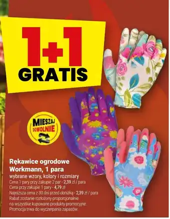 Twój Market Rękawice ogrodowe Workmann oferta