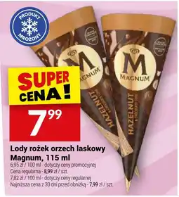 Twój Market Lody rożek orzech laskowy Magnum oferta
