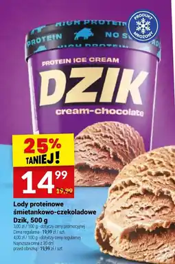 Twój Market Lody proteinowe śmietankowo-czekoladowe Dzik oferta