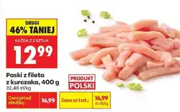 Biedronka Paski z fileta z kurczaka 400 g oferta