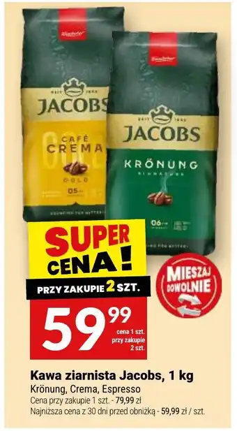 Twój Market Kawa ziarnista Jacobs oferta