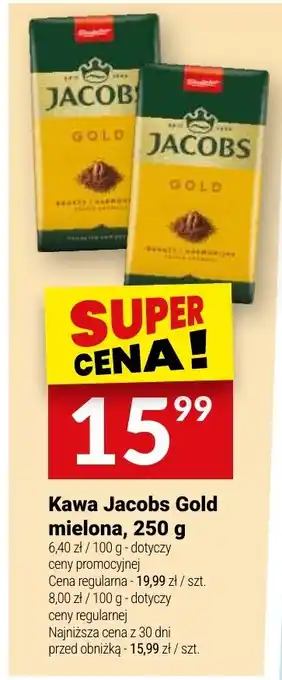 Twój Market Kawa Jacobs Gold mielona oferta