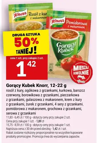 Twój Market Gorący Kubek Knorr oferta