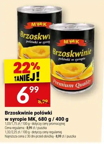Twój Market Brzoskwinie połówki MK oferta