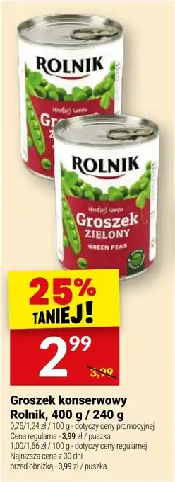 Twój Market Groszek konserwowy Rolnik oferta