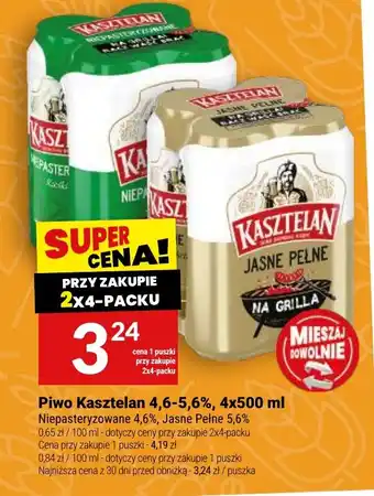 Twój Market Piwo Kasztelan oferta