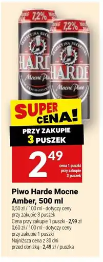 Twój Market Piwo Harde Mocne Amber oferta