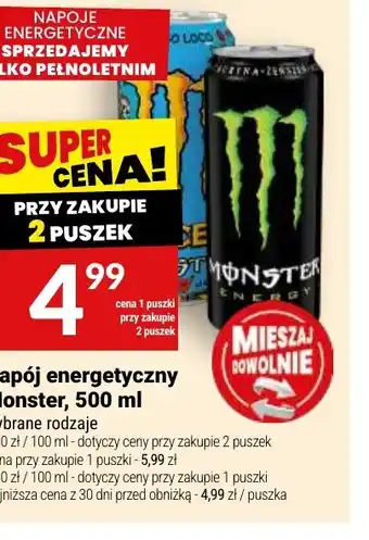 Twój Market Napój energetyczny Monster oferta