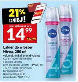 Twój Market Lakier do włosów Nivea, volume&hold, diamond volume oferta
